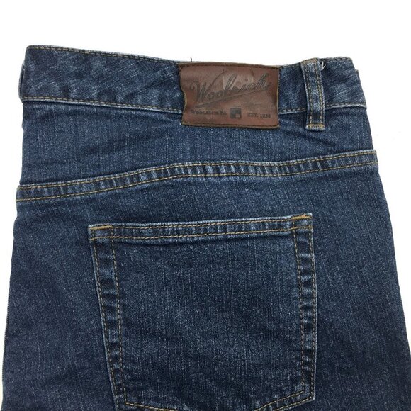 Woolrich Women's Jeans Classic Straight Leg Dark Wash size 12 length 31" - Picture 3 of 11